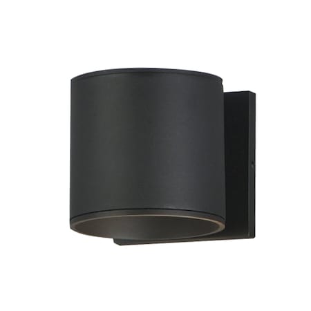 Maxim Lighting Stout RD 120-277V Indoor/Outdoor Wall Sconce, Black 86214BK